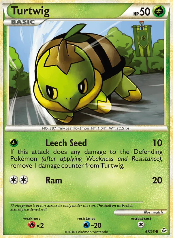 Turtwig — Unleashed #67 (Pokémon TCG card)