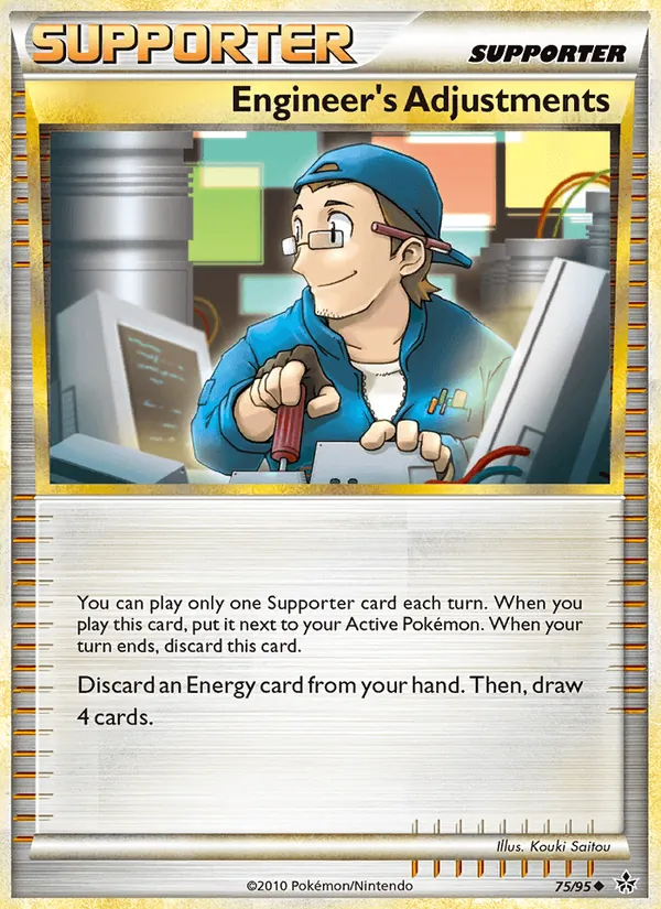Engineer's Adjustments — Unleashed #75 (Pokémon TCG card)