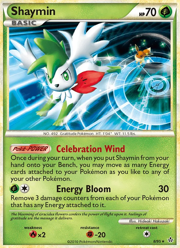 Shaymin — Unleashed #8 (Pokémon TCG card)