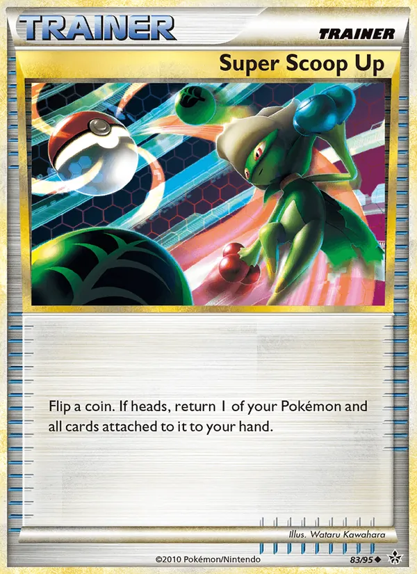 Super Scoop Up — Unleashed #83 (Pokémon TCG card)