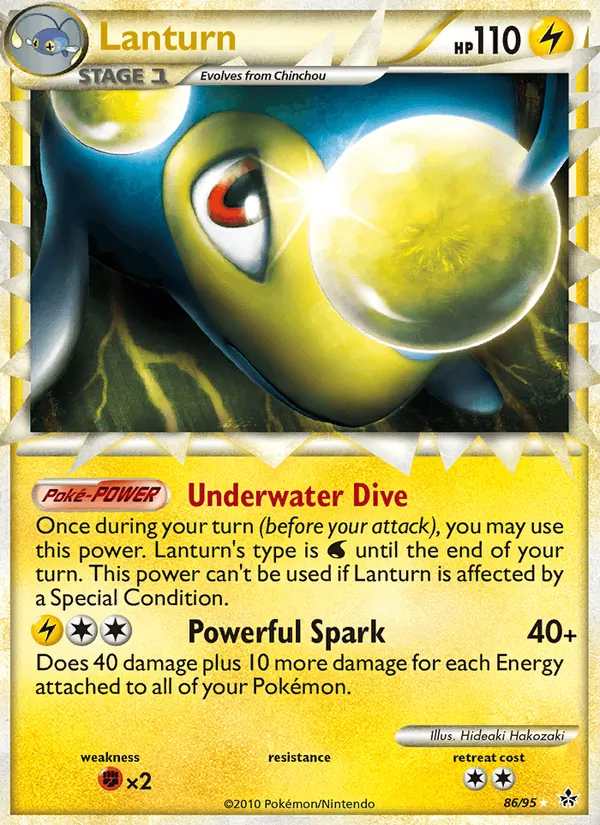 Lanturn — Unleashed #86 (Pokémon TCG card)