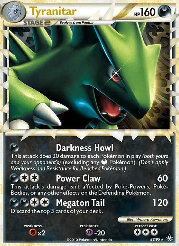 Tyranitar — Unleashed #88 (Pokémon TCG card)
