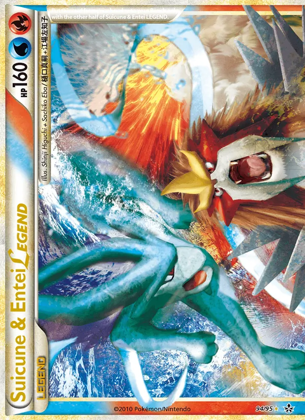 Suicune & Entei LEGEND — Unleashed #94 (Pokémon TCG card)