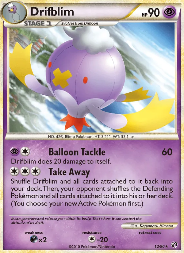 Drifblim — Undaunted #12 (Pokémon TCG card)