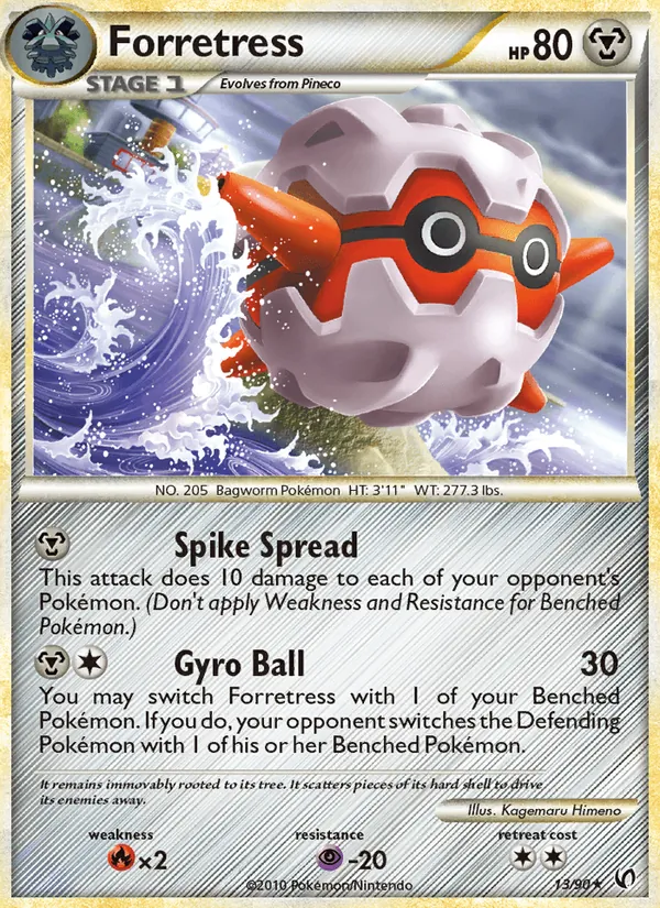 Forretress — Undaunted #13 (Pokémon TCG card)