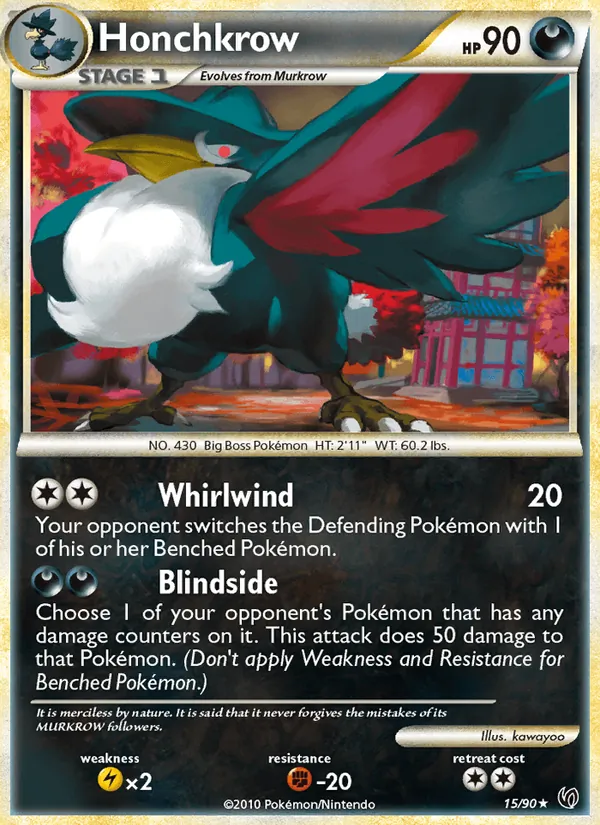 Honchkrow — Undaunted #15 (Pokémon TCG card)