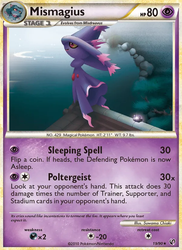 Mismagius — Undaunted #19 (Pokémon TCG card)