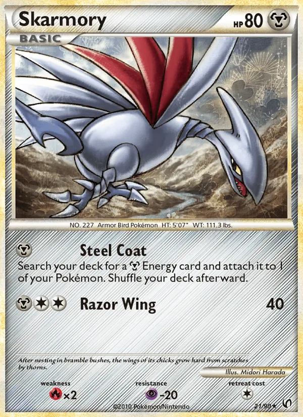 Skarmory — Undaunted #21 (Pokémon TCG card)