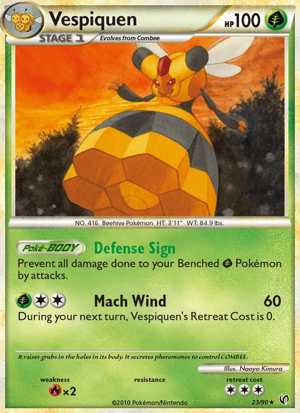 Vespiquen — Undaunted #23 (Pokémon TCG card)