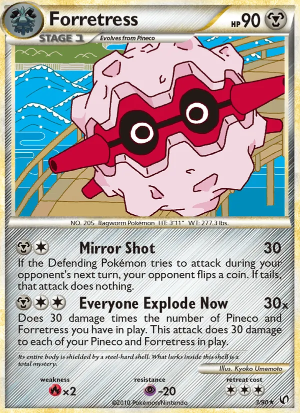 Forretress — Undaunted #3 (Pokémon TCG card)