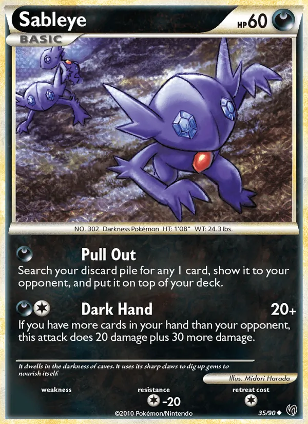 Sableye — Undaunted #35 (Pokémon TCG card)