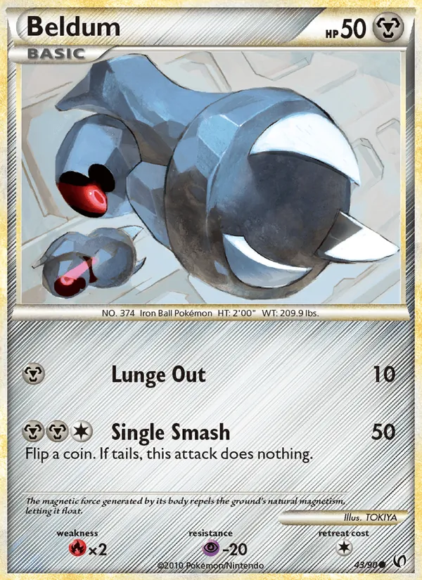 Beldum — Undaunted #43 (Pokémon TCG card)