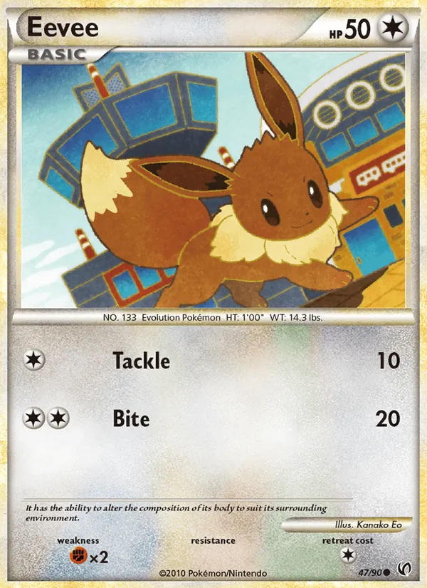 Eevee — Undaunted #47 (Pokémon TCG card)