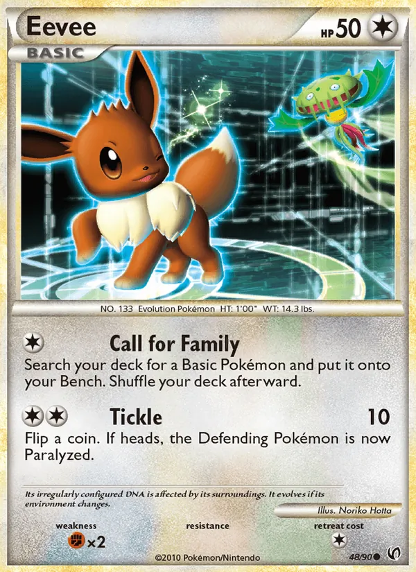 Eevee — Undaunted #48 (Pokémon TCG card)