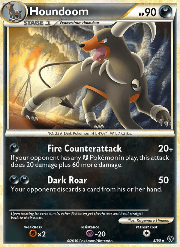 Houndoom — Undaunted #5 (Pokémon TCG card)