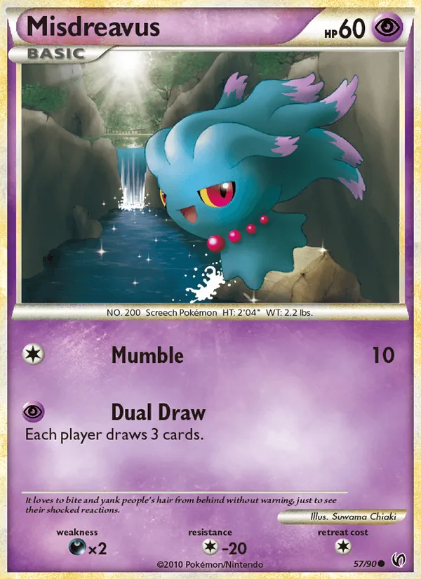 Misdreavus — Undaunted #57 (Pokémon TCG card)