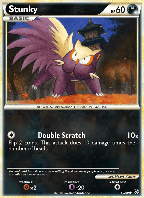 Stunky — Undaunted #69 (Pokémon TCG card)