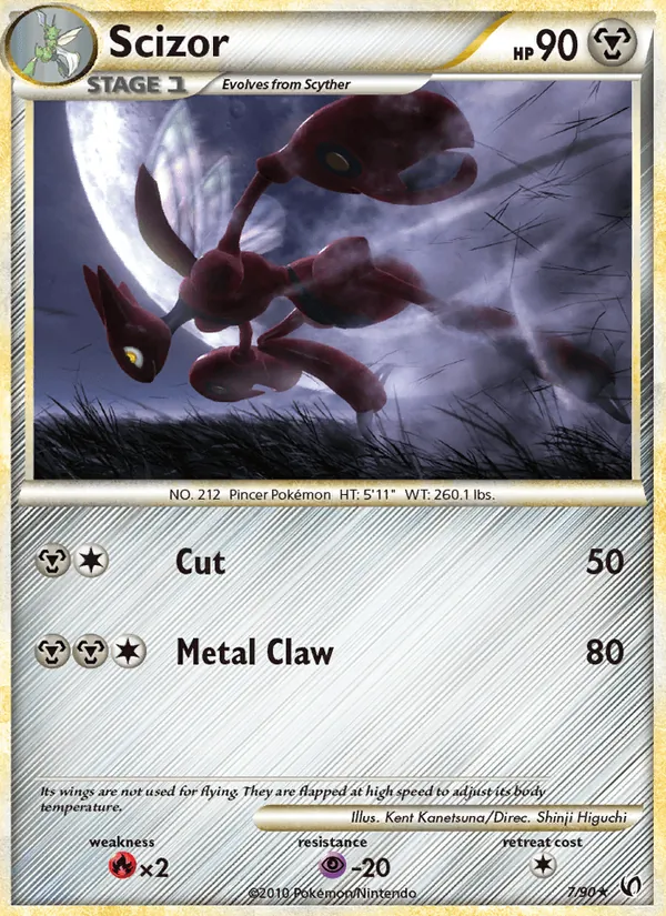Scizor — Undaunted #7 (Pokémon TCG card)