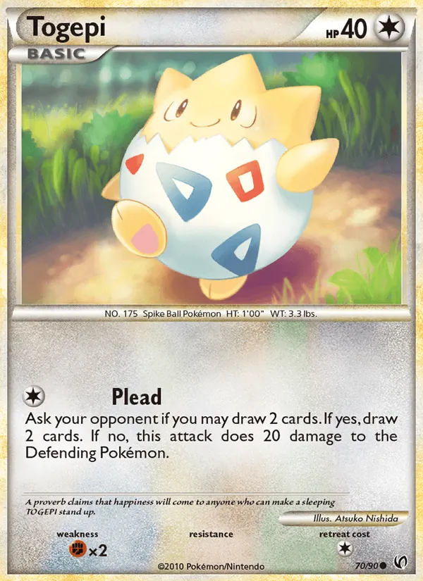 Togepi — Undaunted #70 (Pokémon TCG card)