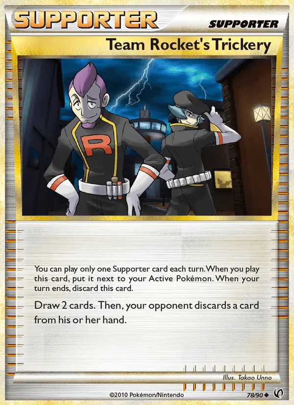 Team Rocket's Trickery — Undaunted #78 (Pokémon TCG card)