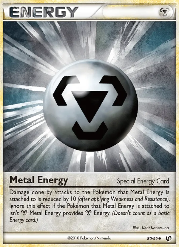 Metal Energy — Undaunted #80 (Pokémon TCG card)