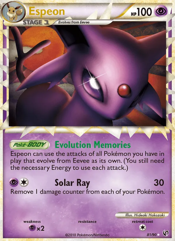 Espeon — Undaunted #81 (Pokémon TCG card)