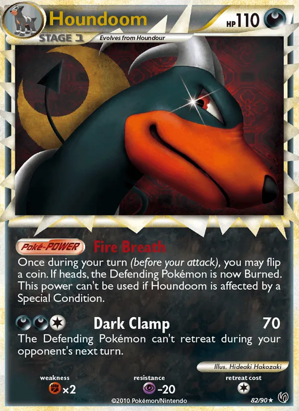 Houndoom — Undaunted #82 (Pokémon TCG card)