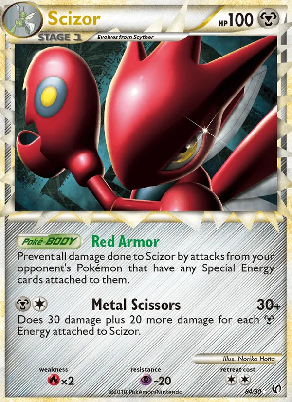 Scizor — Undaunted #84 (Pokémon TCG card)