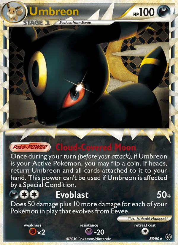 Umbreon — Undaunted #86 (Pokémon TCG card)