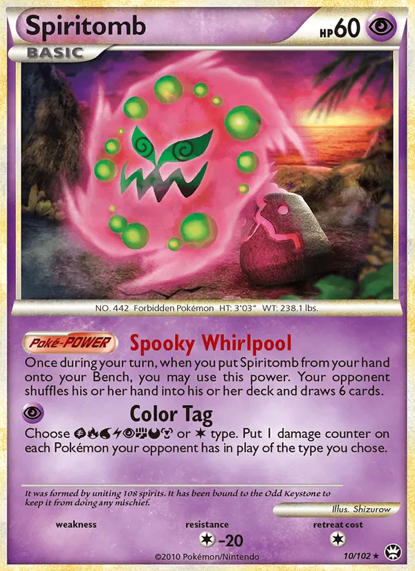 Spiritomb — Triumphant #10 (Pokémon TCG card)