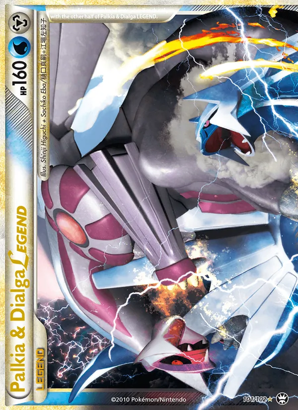 Palkia & Dialga LEGEND — Triumphant #101 (Pokémon TCG card)