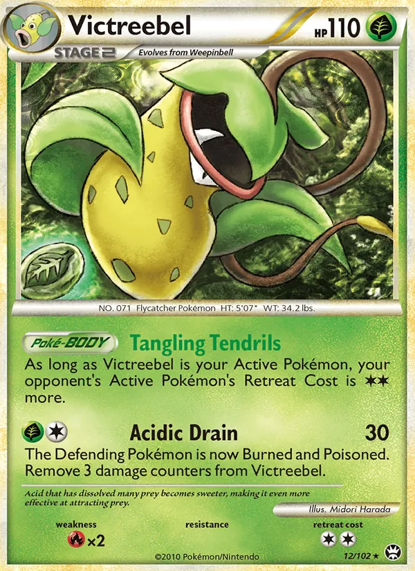 Victreebel — Triumphant #12 (Pokémon TCG card)