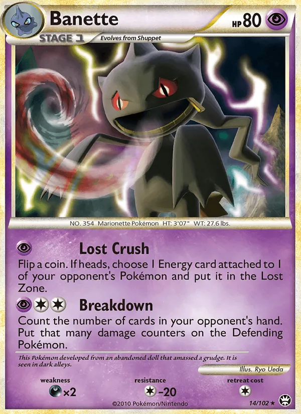 Banette — Triumphant #14 (Pokémon TCG card)