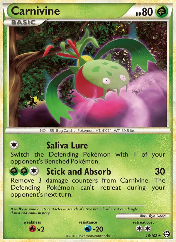Carnivine — Triumphant #16 (Pokémon TCG card)