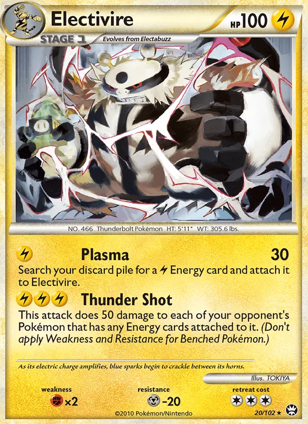Electivire — Triumphant #20 (Pokémon TCG card)