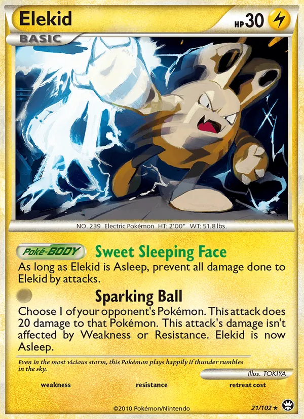 Elekid — Triumphant #21 (Pokémon TCG card)