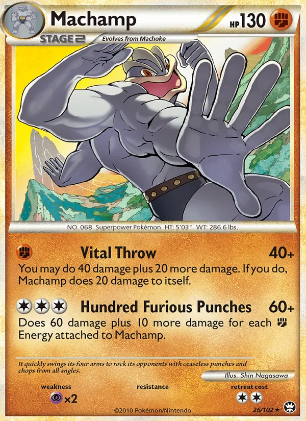 Machamp — Triumphant #26 (Pokémon TCG card)