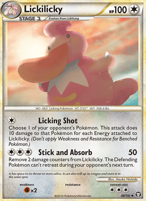 Lickilicky — Triumphant #38 (Pokémon TCG card)