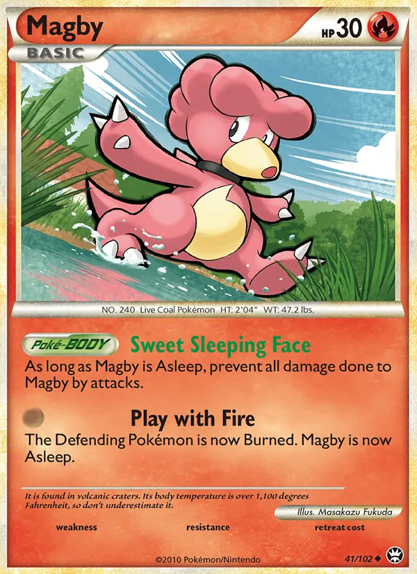 Magby — Triumphant #41 (Pokémon TCG card)