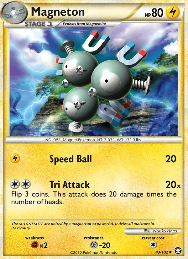 Magneton — Triumphant #43 (Pokémon TCG card)