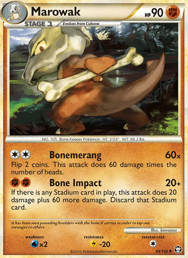 Marowak — Triumphant #44 (Pokémon TCG card)