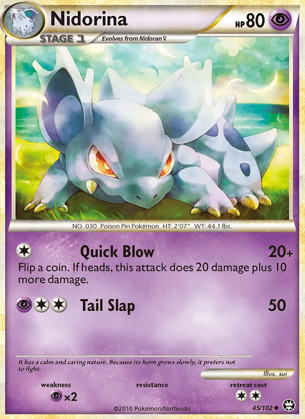 Nidorina — Triumphant #45 (Pokémon TCG card)