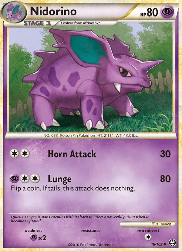 Nidorino — Triumphant #46 (Pokémon TCG card)