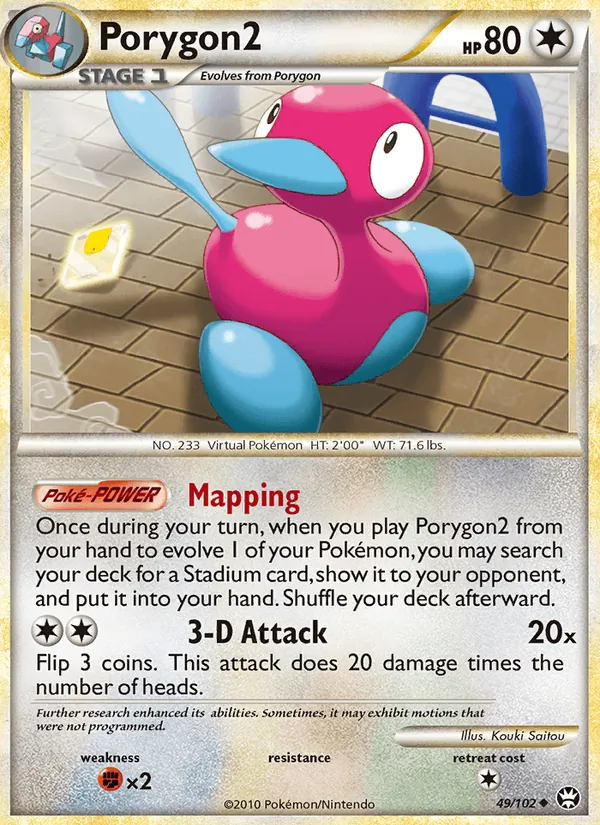 Porygon2 — Triumphant #49 (Pokémon TCG card)