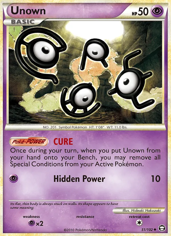 Unown — Triumphant #51 (Pokémon TCG card)