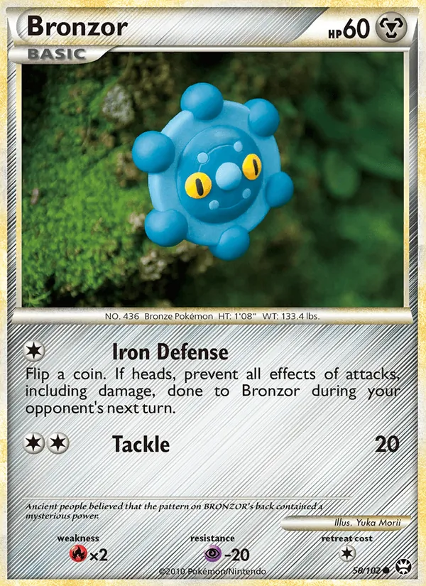Bronzor — Triumphant #58 (Pokémon TCG card)