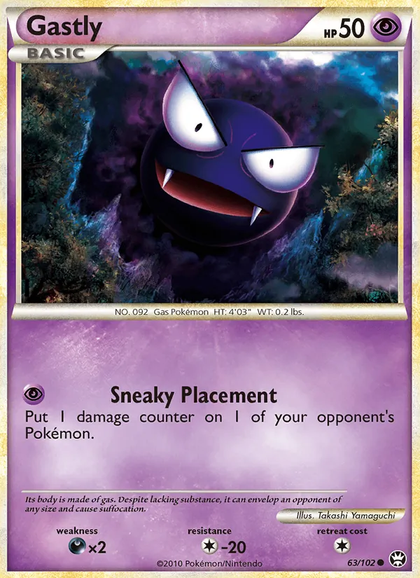 Gastly — Triumphant #63 (Pokémon TCG card)
