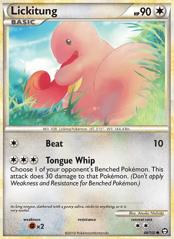 Lickitung — Triumphant #66 (Pokémon TCG card)