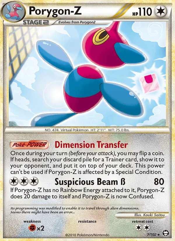 Porygon-Z — Triumphant #7 (Pokémon TCG card)
