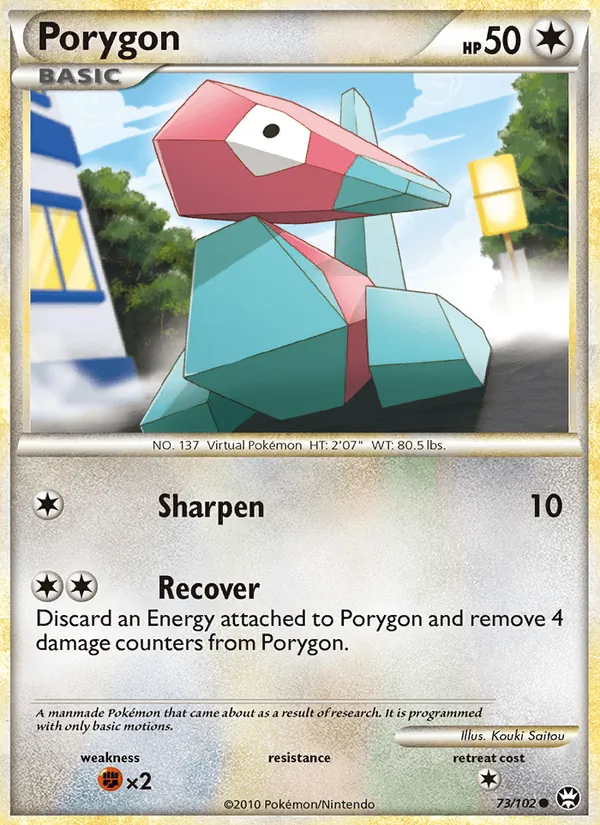Porygon — Triumphant #73 (Pokémon TCG card)